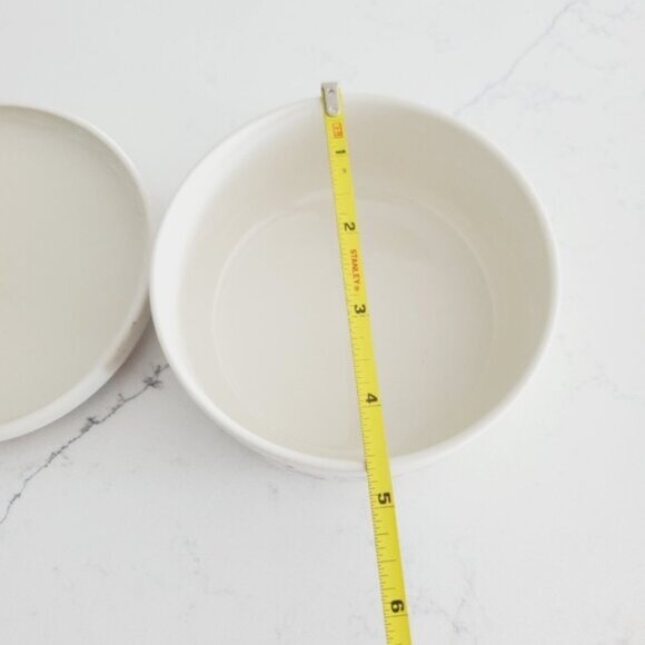 Vintage Korea Cottage Flower Country Round Lid Trinket Dish - Picture 5 of 7